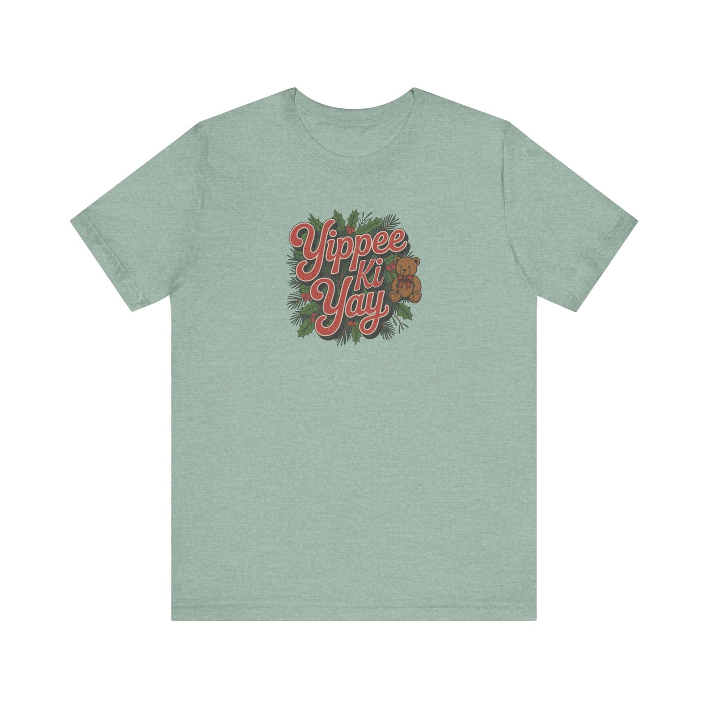 Yippee Ki Yay — Die Hard Retro Christmas Tee (Light)