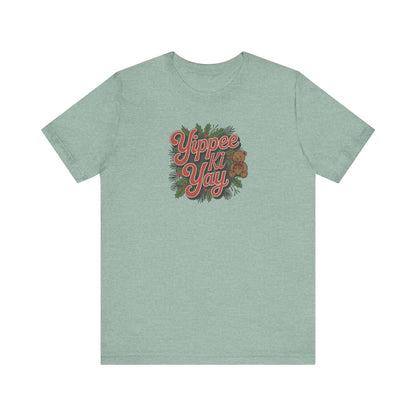 Yippee Ki Yay — Die Hard Retro Christmas Tee (Light)