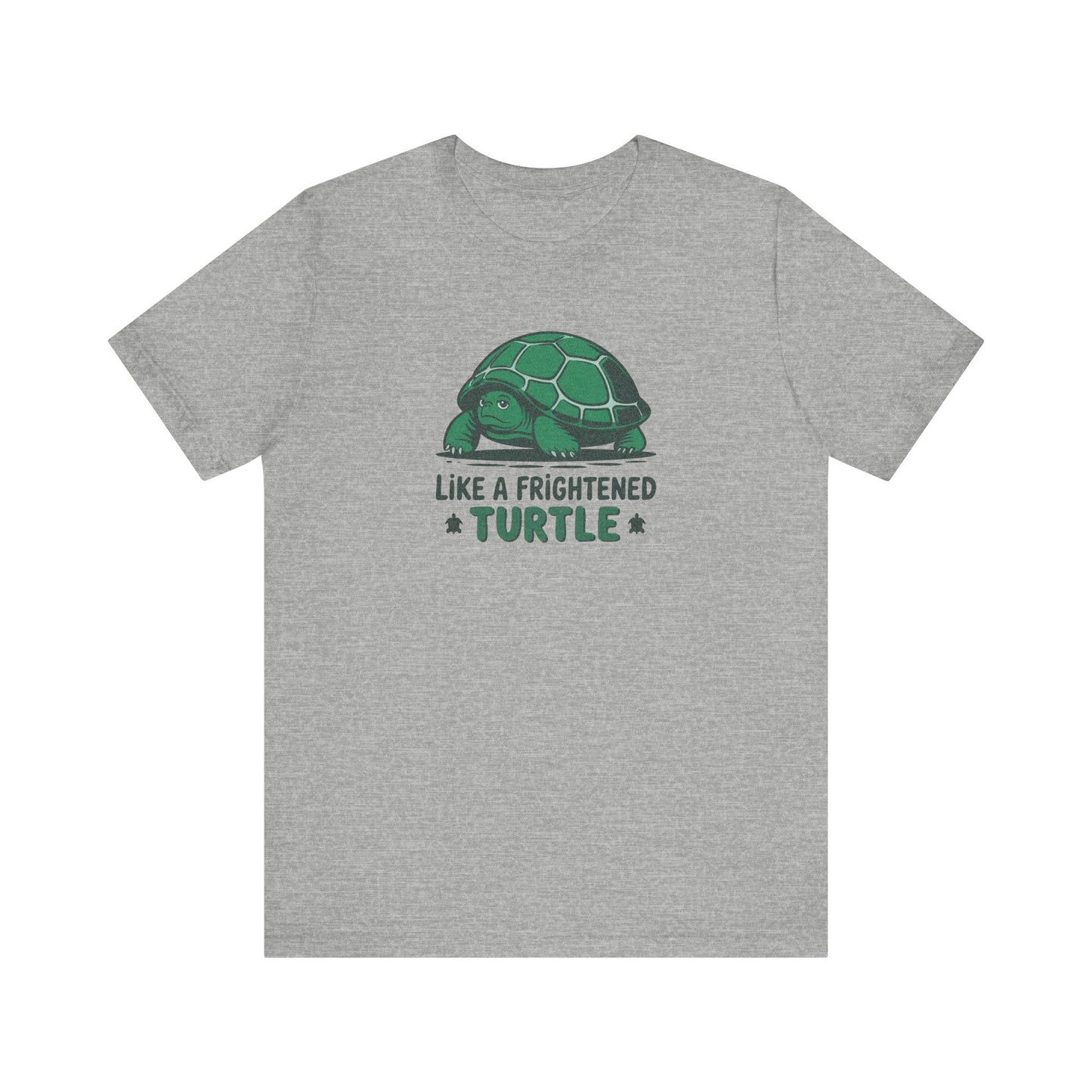 Like a Frightened Turtle — George Costanza Shrinkage Retro Tee (Light)