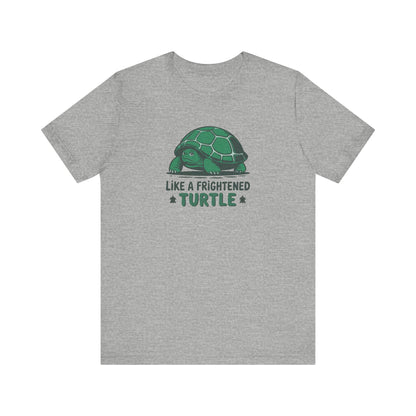 Like a Frightened Turtle — George Costanza Shrinkage Retro Tee (Light)