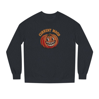Current Mood (Toothy Jack) — Retro Halloween Sweatshirt (Dark)