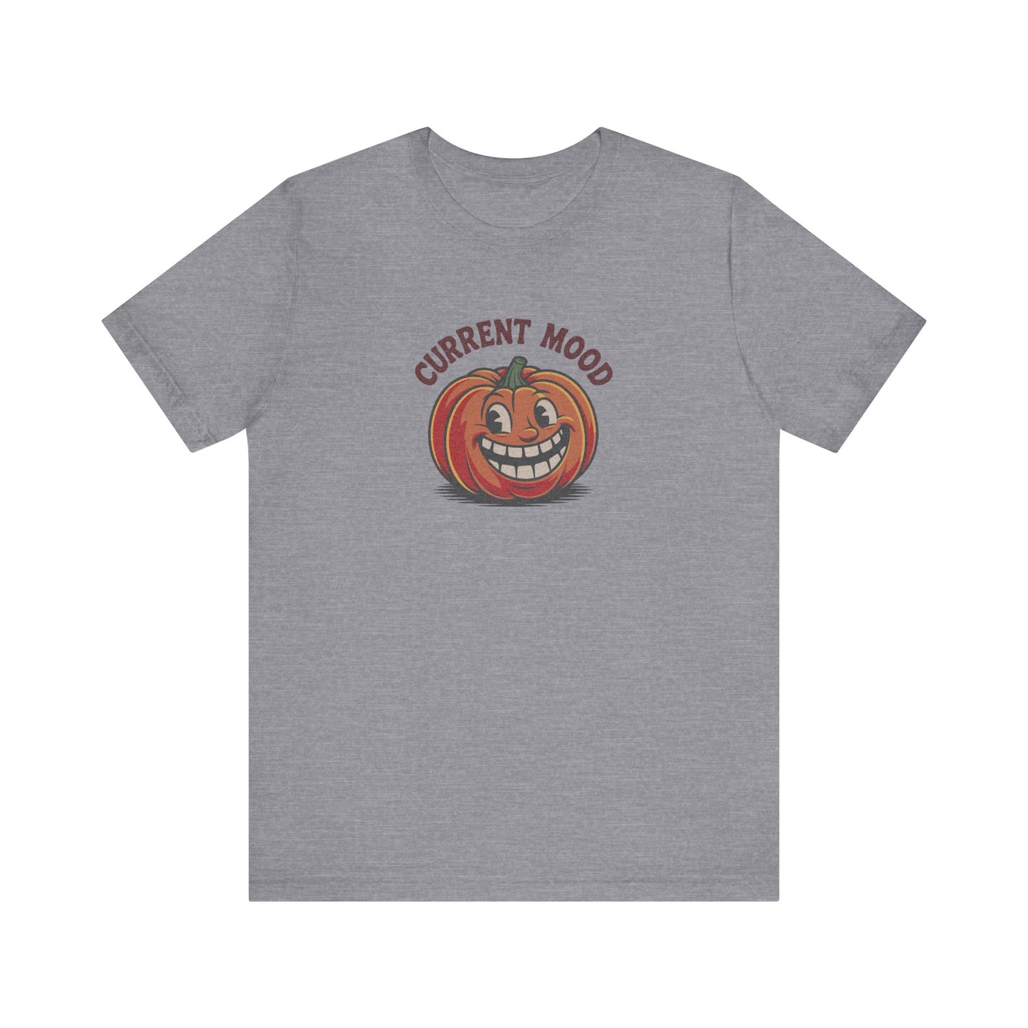 Current Mood (Toothy Jack) — Retro Halloween Tee (Light)