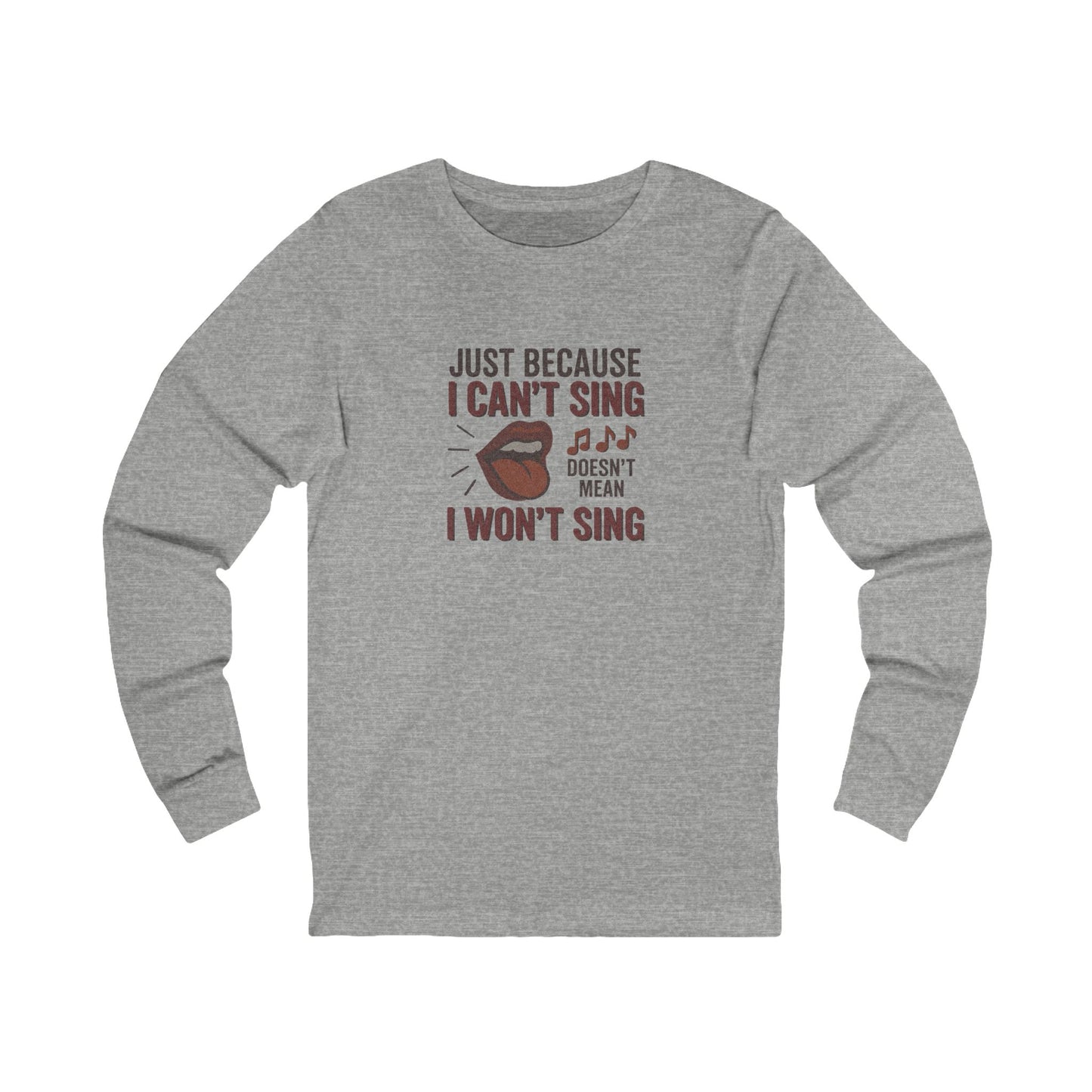 Sing Like Nobody’s Listening — Retro Long Sleeve (Light)