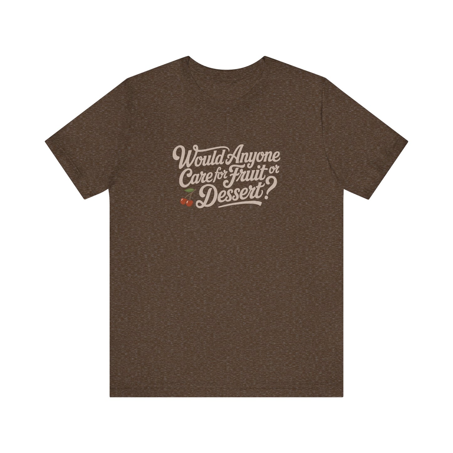 Would Anyone Care for Fruit or Dessert? — Clue Retro Tee (Dark)