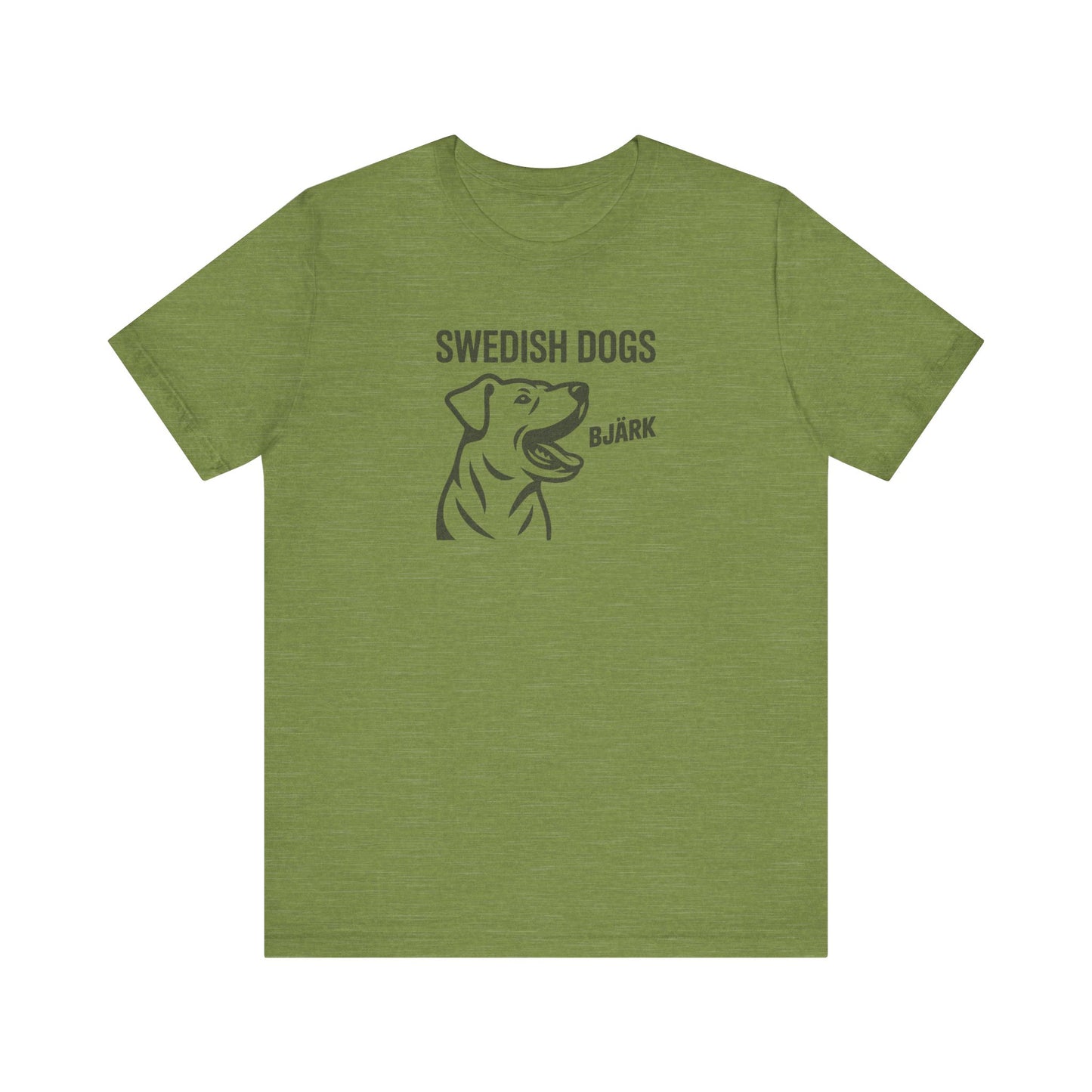 His Bjärk Is Worse Than His Bite – Minimalist Dog Pun Retro Tee (Light)