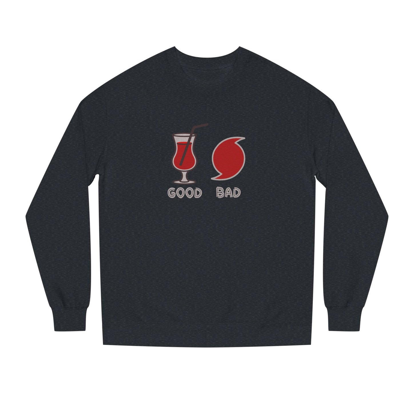Good Hurricane, Bad Hurricane – Tropical Retro Sweatshirt (Dark)