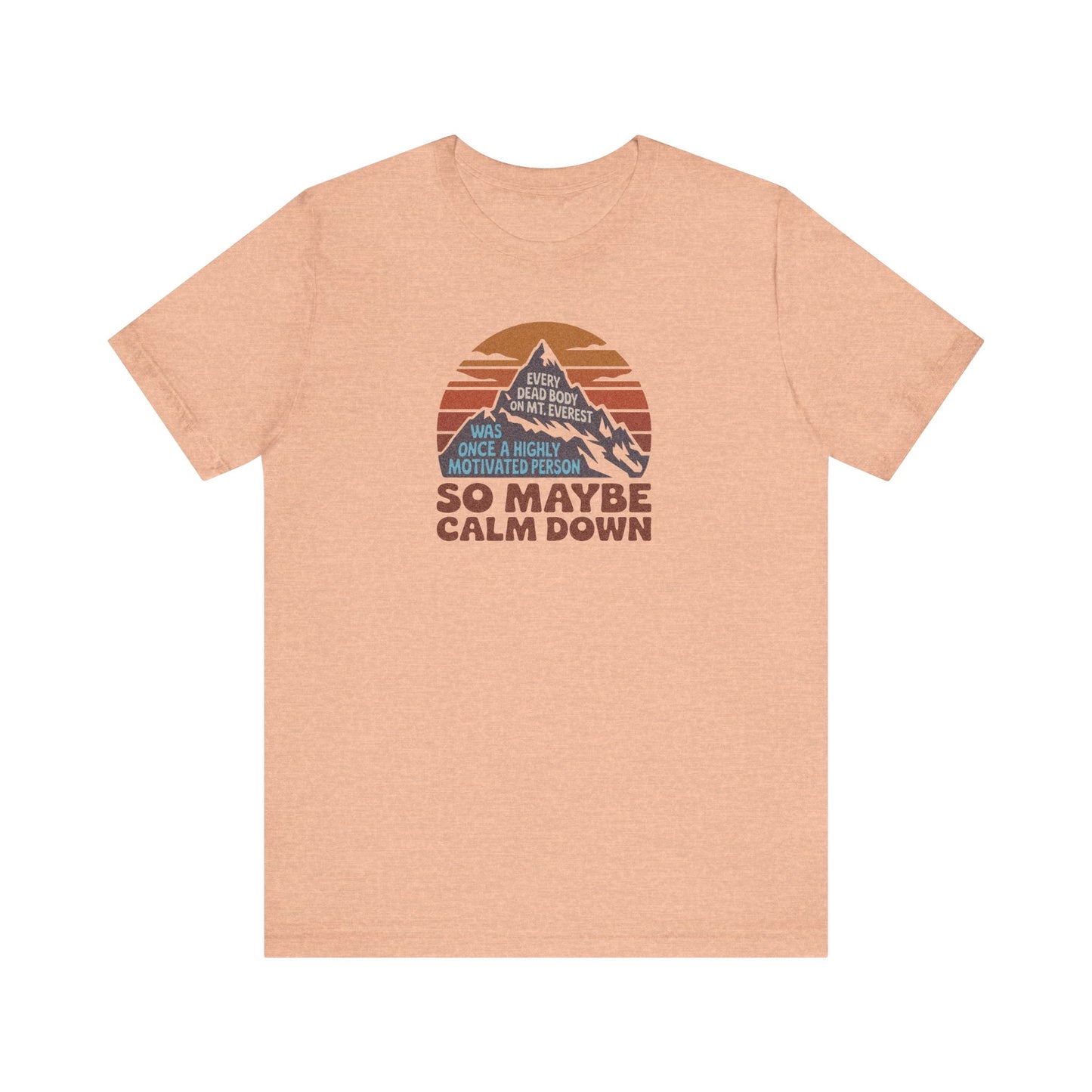 Everything in Moderation (Especially Fitness) – Mount Everest Retro Tee (Light)