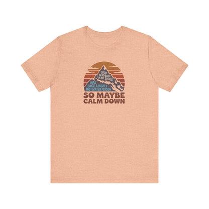 Everything in Moderation (Especially Fitness) – Mount Everest Retro Tee (Light)