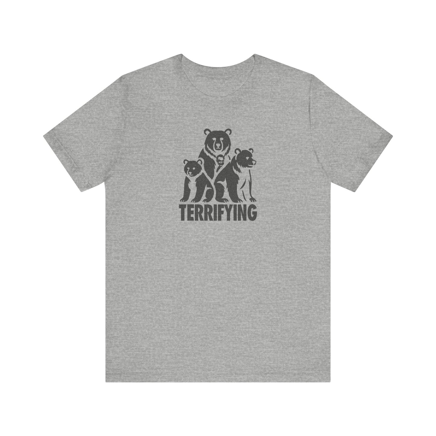 Bears Are Terrifying — Retro Silhouette Tee (Light)