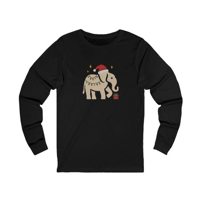 White Elephant Season — Retro Christmas Long Sleeve (Dark)