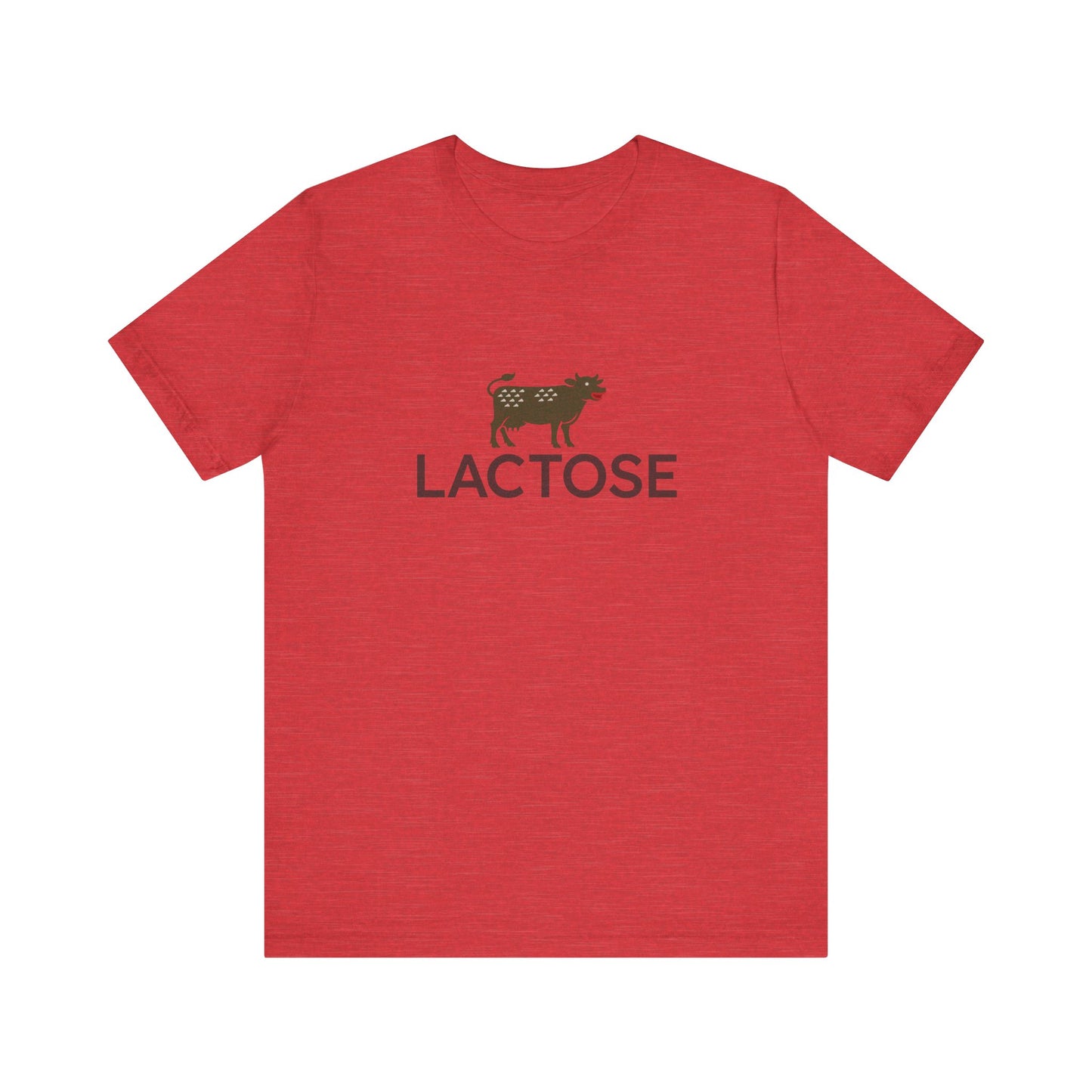 Life is a Beautiful… Typo – LACTOSE Logo Parody Retro Tee (Light)