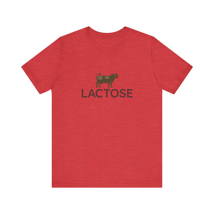 Life is a Beautiful… Typo – LACTOSE Logo Parody Retro Tee (Light)