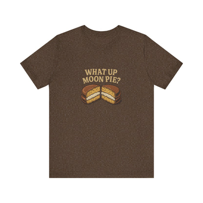 What Up, Moon Pie? — Big Bang Theory Retro Tee (Dark)
