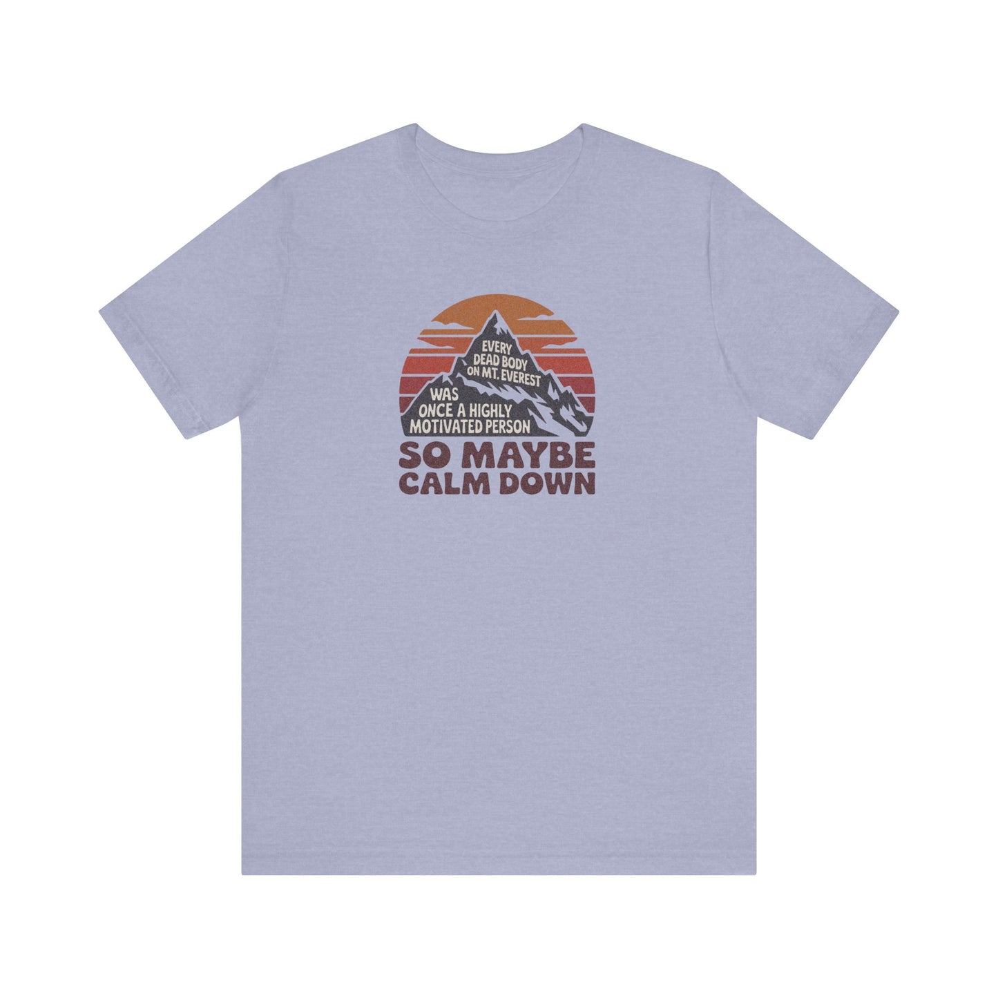Everything in Moderation (Especially Fitness) – Mount Everest Retro Tee (Light)