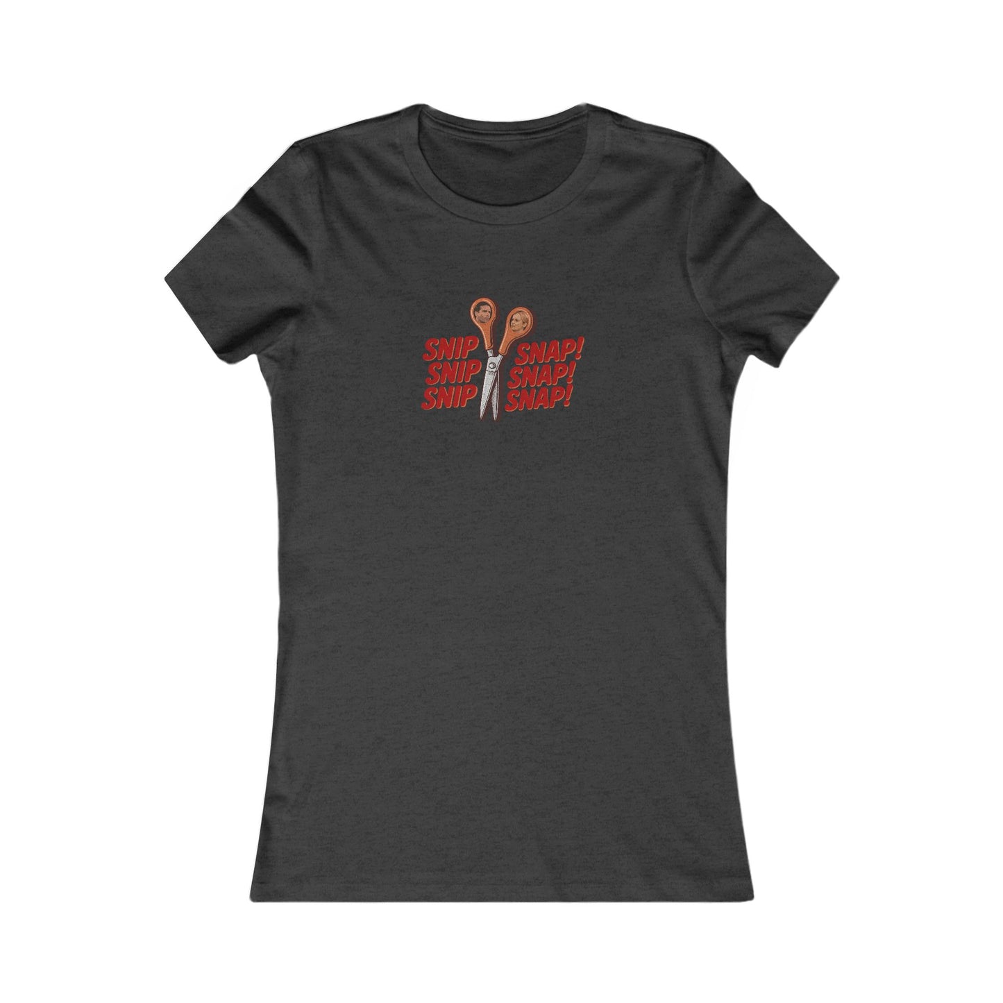Snip Snap! — Michael Scott Vasectomy Retro Women's Tee (Dark)