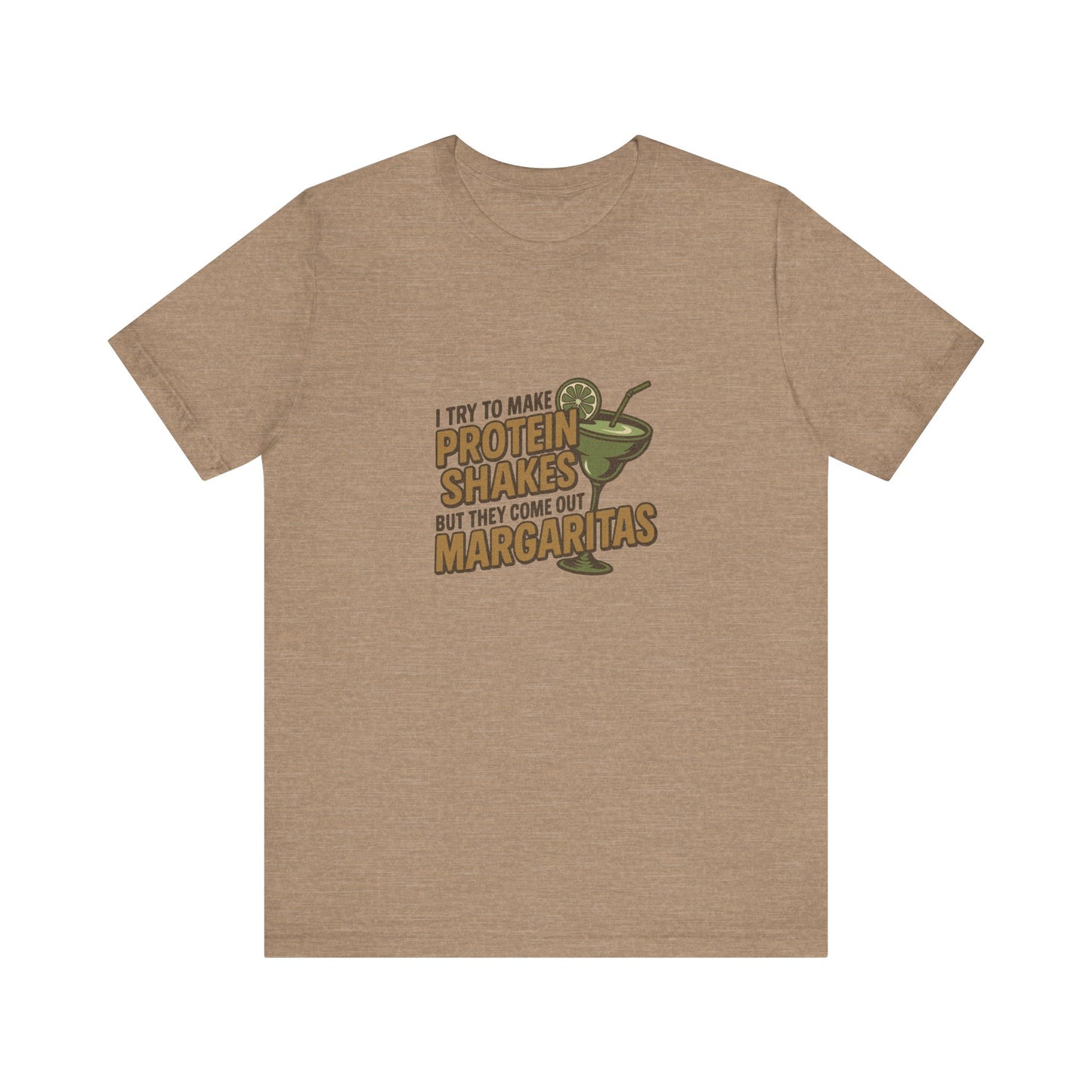 Protein Shakes (Oops, All Margaritas) — Retro Tee (Light)