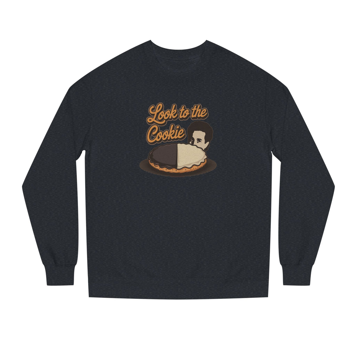 Look to the (Black-and-White) Cookie — Seinfeld Retro Sweatshirt (Dark)
