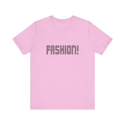 FASHION! — Psych Faux Rhinestones Retro Tee (Light)