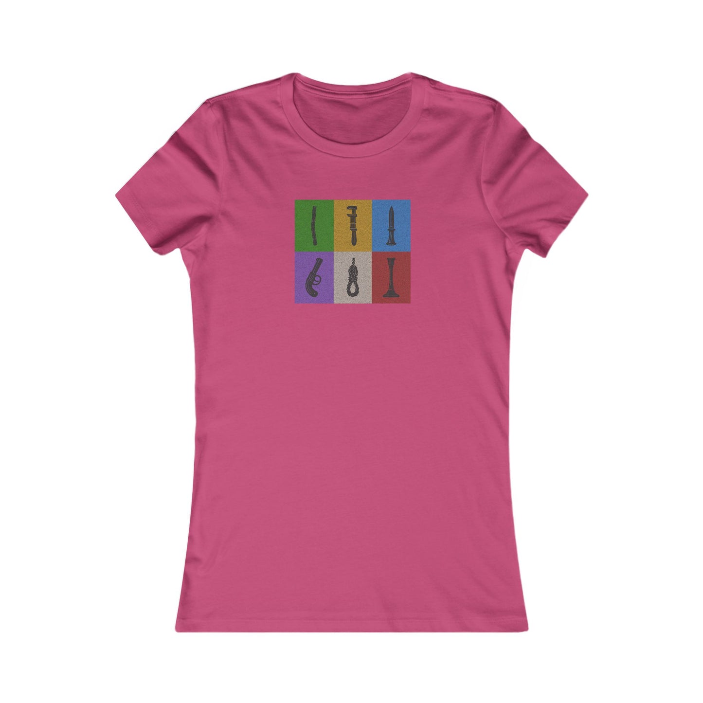 Six Ways Into the Evidence Locker — Clue Retro Women's Tee (Light)