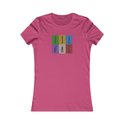 Six Ways Into the Evidence Locker — Clue Retro Women's Tee (Light)