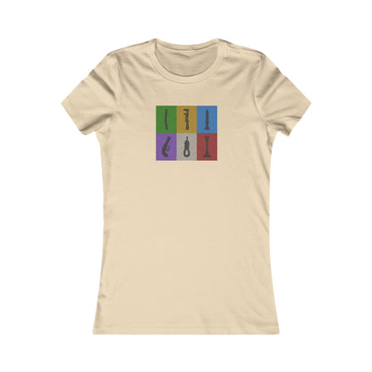 Six Ways Into the Evidence Locker — Clue Retro Women's Tee (Light)