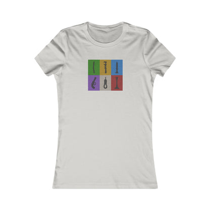 Six Ways Into the Evidence Locker — Clue Retro Women's Tee (Light)