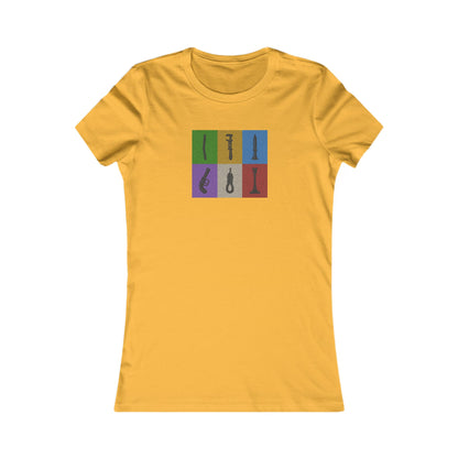 Six Ways Into the Evidence Locker — Clue Retro Women's Tee (Light)
