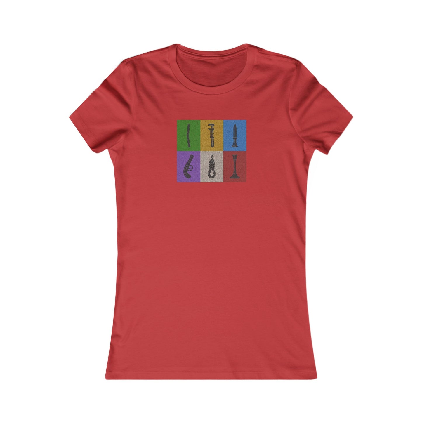 Six Ways Into the Evidence Locker — Clue Retro Women's Tee (Light)