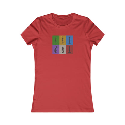 Six Ways Into the Evidence Locker — Clue Retro Women's Tee (Light)