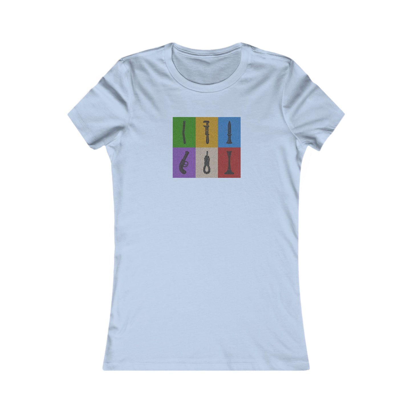Six Ways Into the Evidence Locker — Clue Retro Women's Tee (Light)
