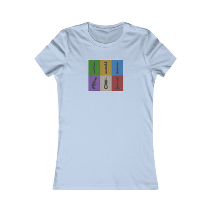 Six Ways Into the Evidence Locker — Clue Retro Women's Tee (Light)