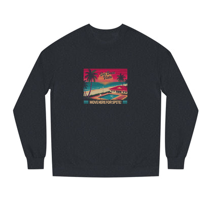 Del Boca Vista (Move Here For Spite!) — Seinfeld Retro Sweatshirt (Dark)