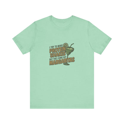 Protein Shakes (Oops, All Margaritas) — Retro Tee (Light)