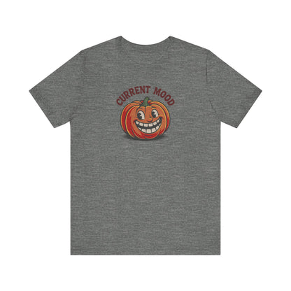 Current Mood (Toothy Jack) — Retro Halloween Tee (Light)