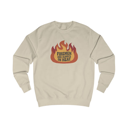 Firemen Are Always in Heat — Flirtatious Retro Sweatshirt (Light)