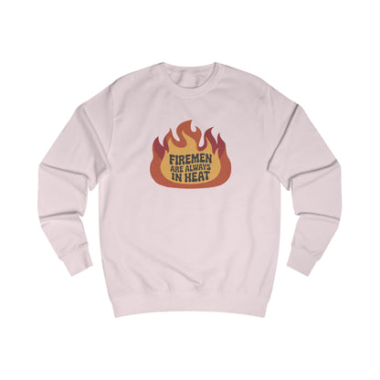 Firemen Are Always in Heat — Flirtatious Retro Sweatshirt (Light)