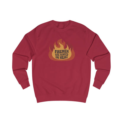 Firemen Are Always in Heat — Flirtatious Retro Sweatshirt (Light)