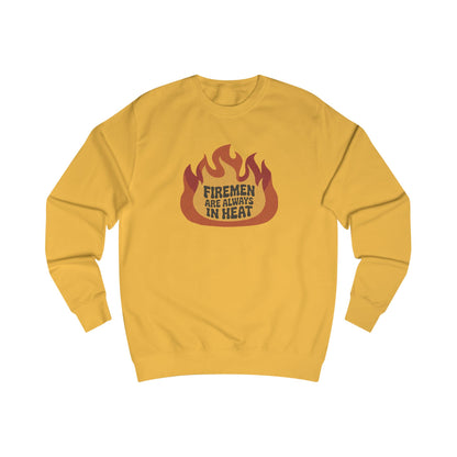 Firemen Are Always in Heat — Flirtatious Retro Sweatshirt (Light)