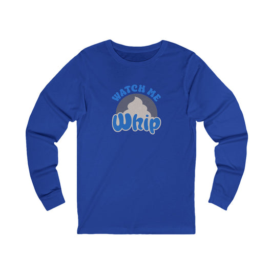 Watch Me Whip — Retro Thanksgiving Graphic Long Sleeve (Dark)