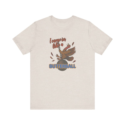 Like a Butterball — Miley Cyrus Thanksgiving Parody Retro Tee (Light)