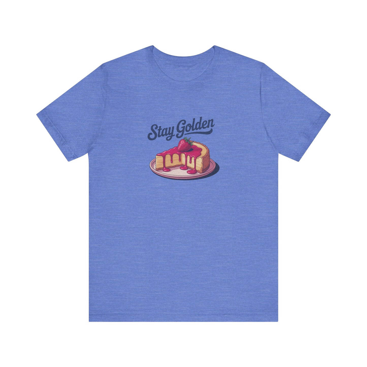 Stay Golden — Retro Cheesecake Graphic Tee (Light)