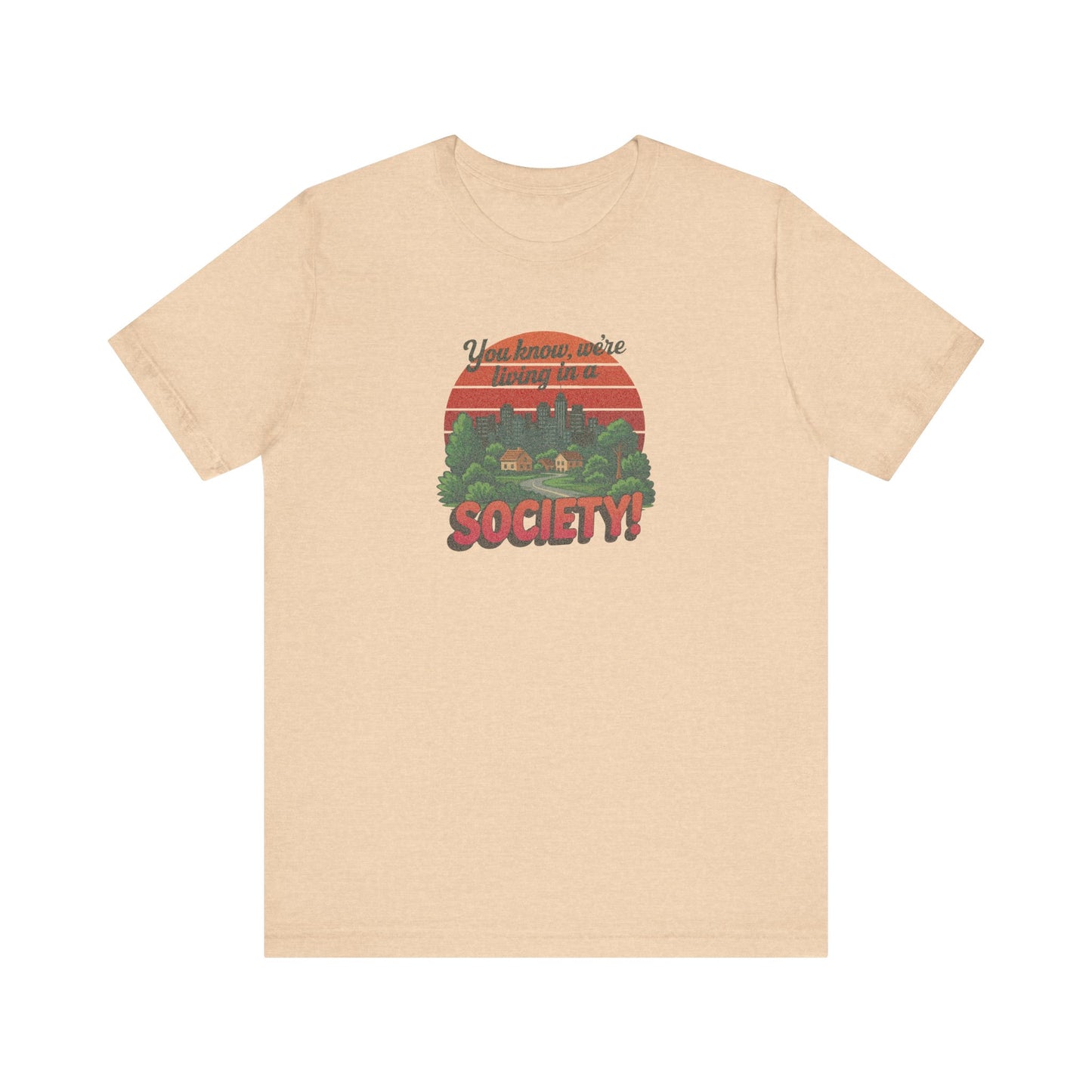 We’re Living in a Society! — Seinfeld Retro Tee (Light)