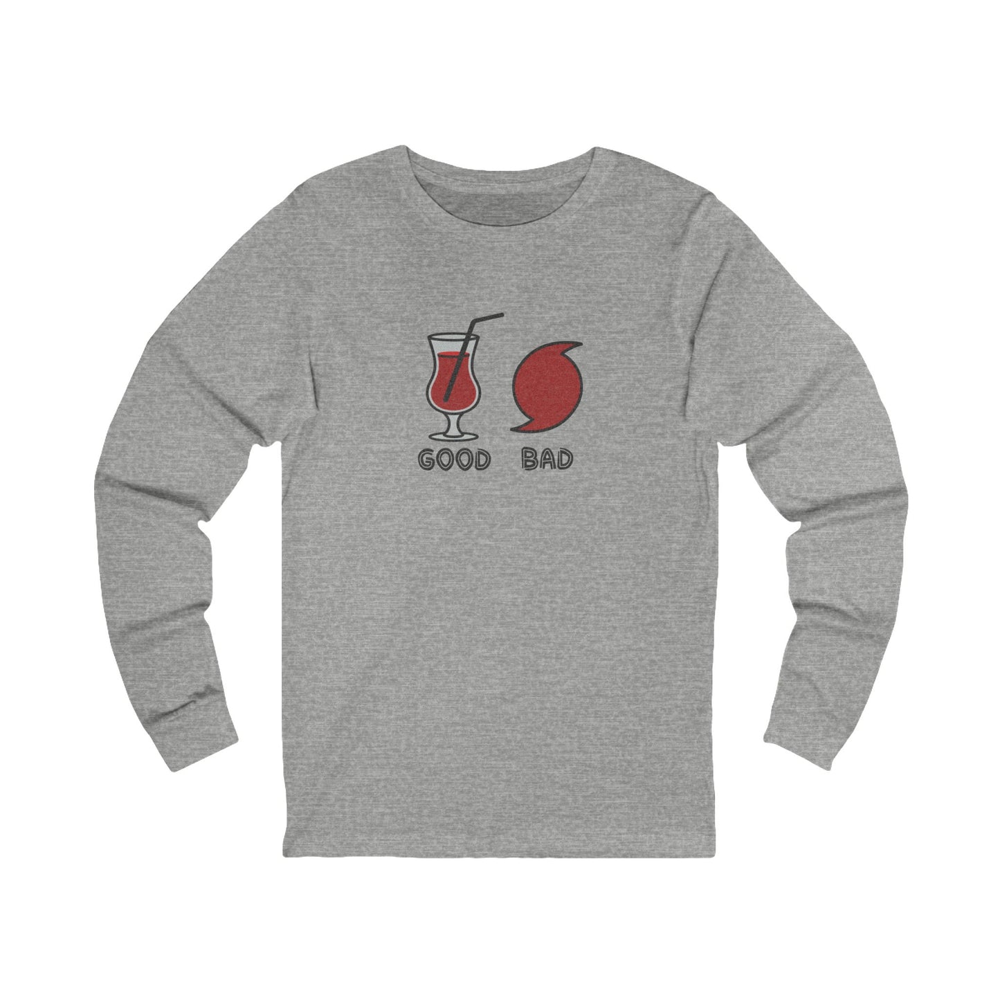 Good Hurricane, Bad Hurricane – Tropical Retro Long Sleeve (Light)