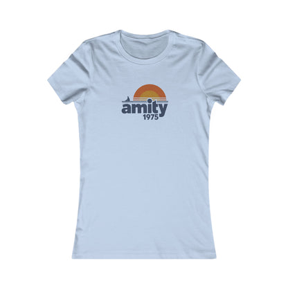 Amity Island 1975 — Jaws-Inspired Retro Women's Tee (Light)