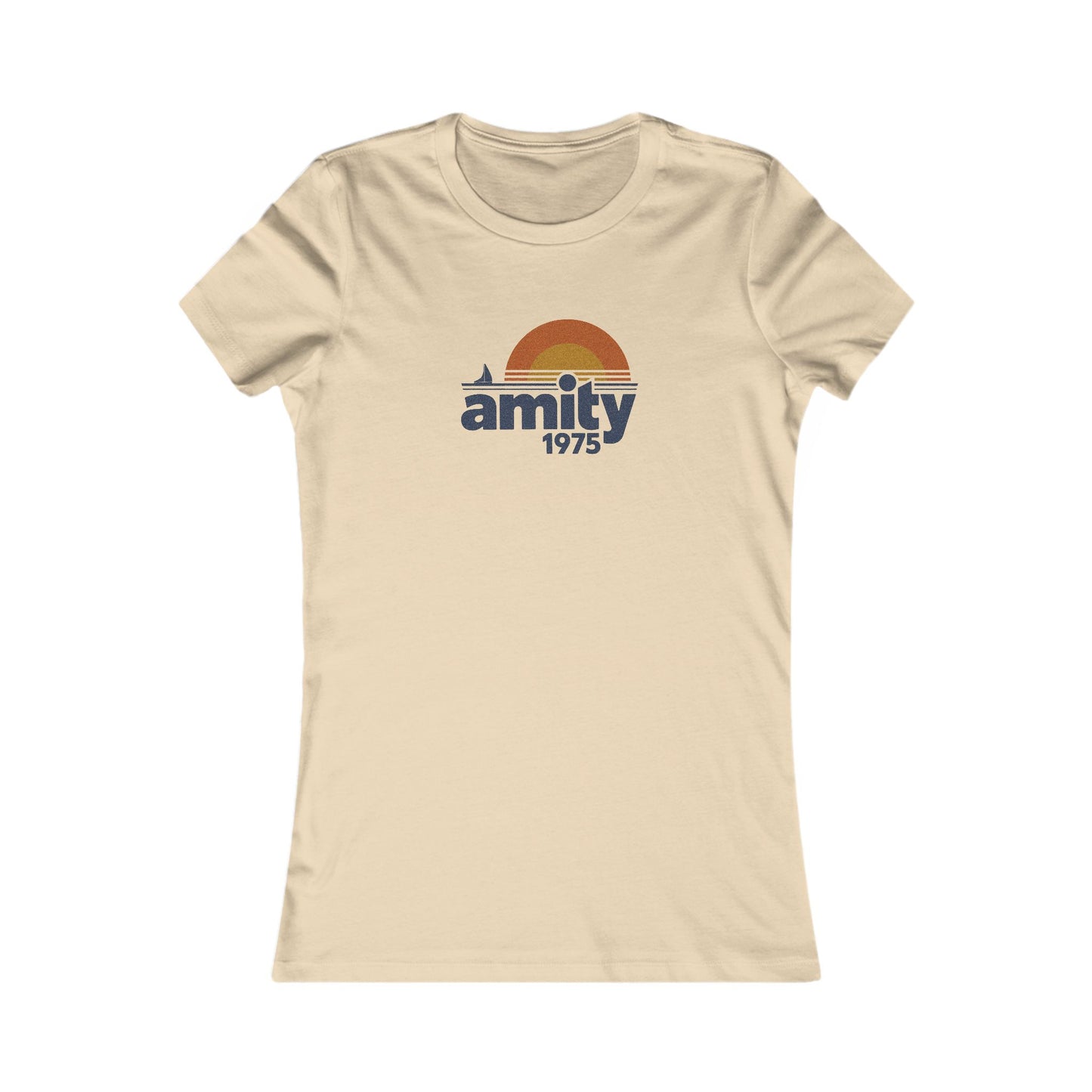 Amity Island 1975 — Jaws-Inspired Retro Women's Tee (Light)