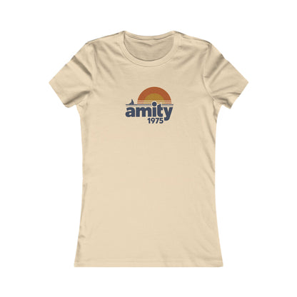 Amity Island 1975 — Jaws-Inspired Retro Women's Tee (Light)