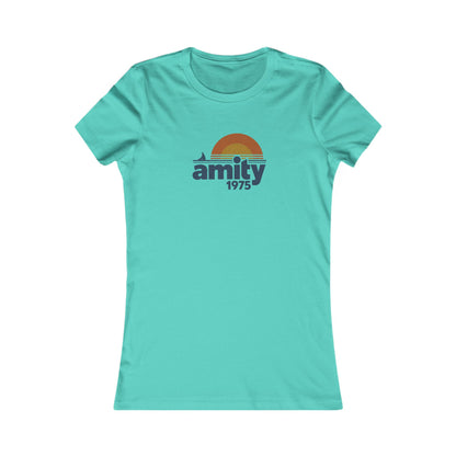 Amity Island 1975 — Jaws-Inspired Retro Women's Tee (Light)