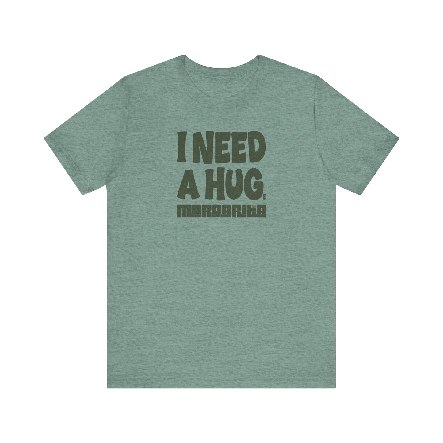 I Need a Huge Margarita – Bar Humor Retro Tee (Light)