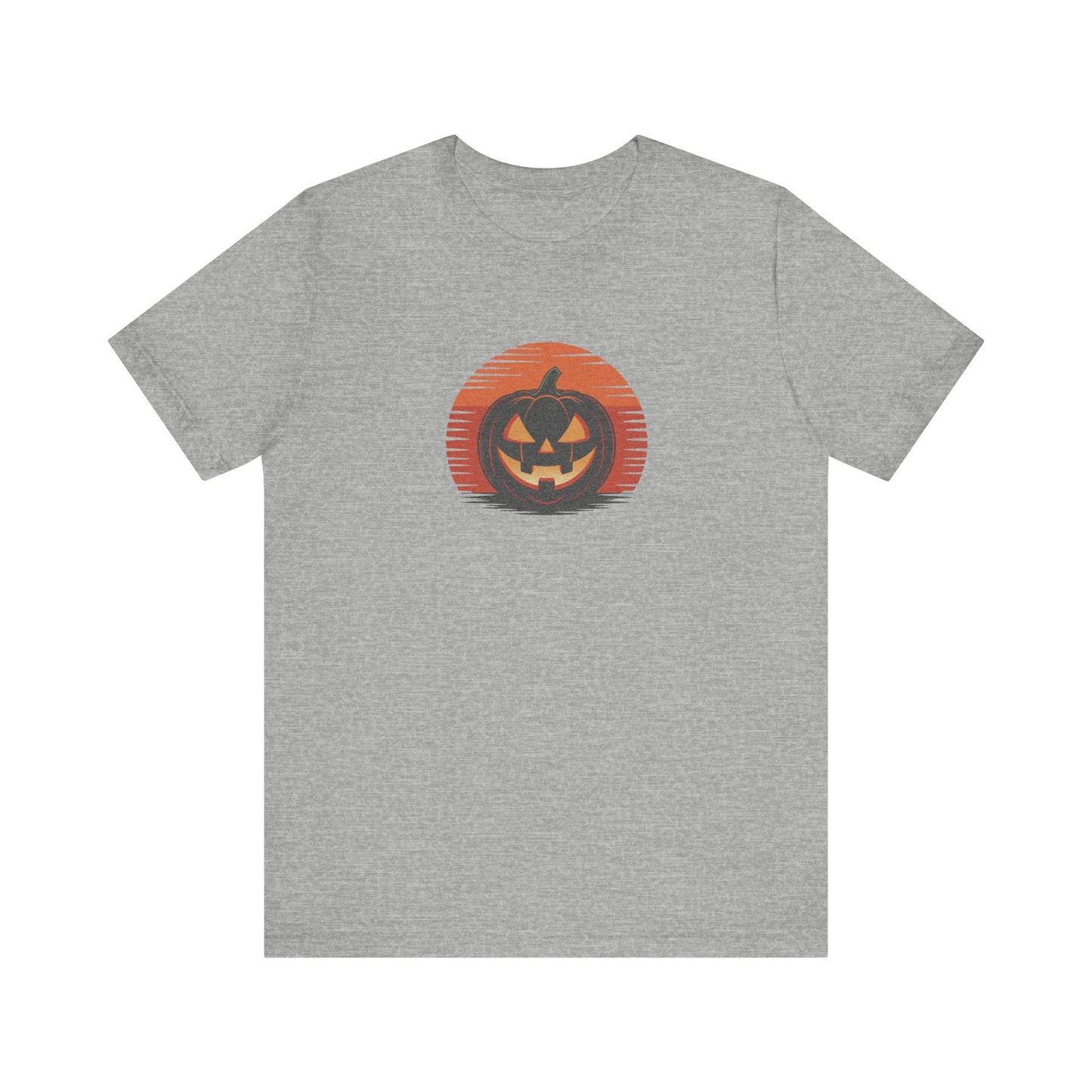 Retro Jack: Sliced Sunset — Halloween Sunset Tee (Light)