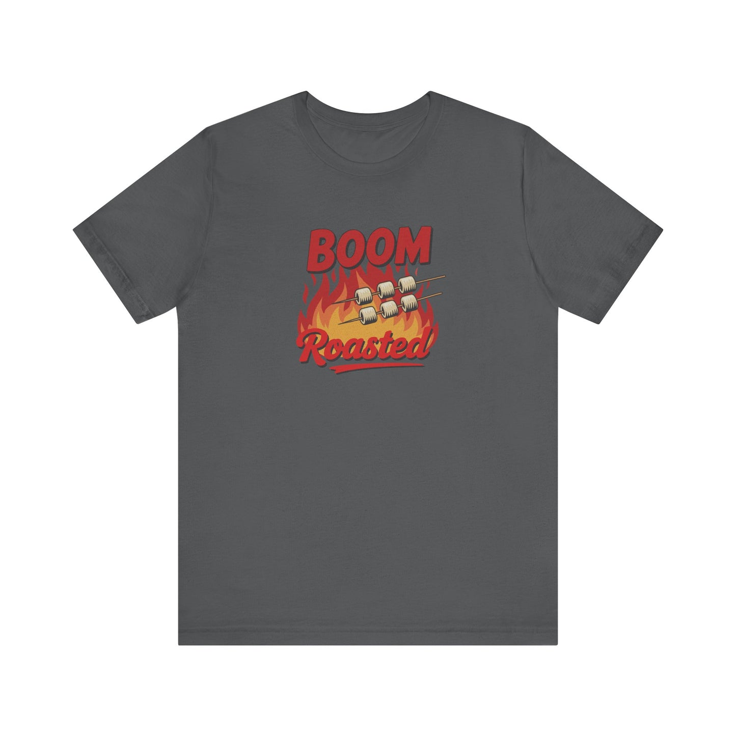 Boom, Roasted — Michael Scott Retro Tee (Dark)